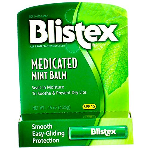 Blistex Medicated Mint Balm SPF 15 0_15 oz Pack of 3