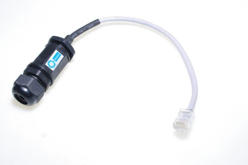 SMAKN Ethernet LAN RJ45 Waterproof connector with 20cm cable