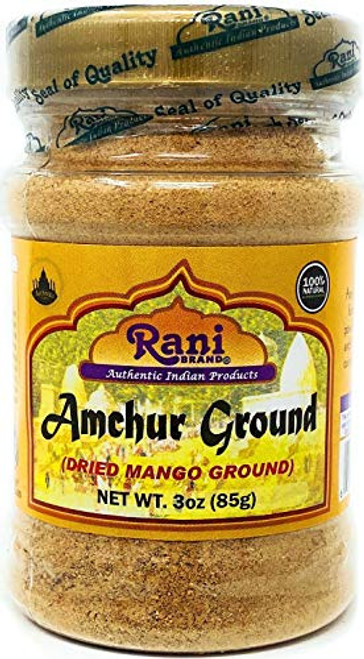Rani Amchur Mango Ground Powder Spice 3oz 85g ~ All Natural Indian Origin No Color Gluten Free Ingredients Vegan NON-GMO No Salt or fillers Rani Amchur Mango Ground Powder Spice 3oz 85g ~ All Natural Indian Origin No Color Gluten Free Ingredients Vegan NON-GMO No Salt or fillers