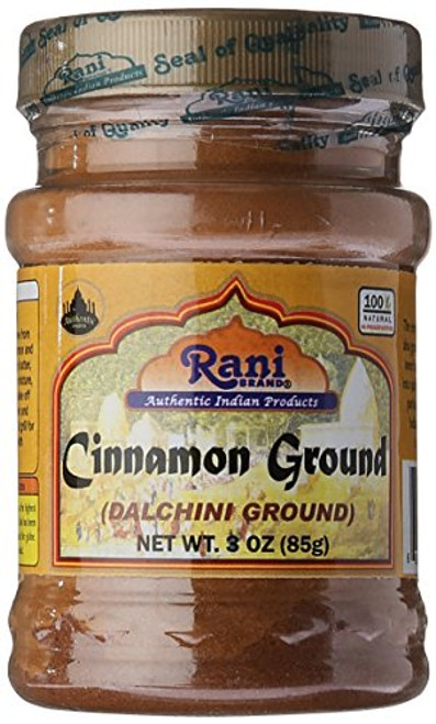 Rani Cinnamon Powder Ground Spice 3oz 85g ~ All Natural Salt-Free Vegan No Colors Gluten Free Ingredients NON-GMO Indian Origin Rani Cinnamon Powder Ground Spice 3oz 85g ~ All Natural Salt-Free Vegan No Colors Gluten Free Ingredients NON-GMO Indian Origin