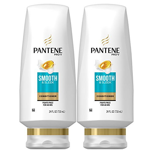 Pantene, Conditioner, with Argan Oil, Pro-V Smooth and Sleek Frizz Control, 24 fl oz, Twin Pack Pantene, Conditioner, with Argan Oil, Pro-V Smooth and Sleek Frizz Control, 24 fl oz, Twin Pack