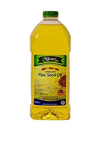 Milano Plus Blended Flax Seed and Canola Oil 67_6 Fl Oz Bottle Plastic