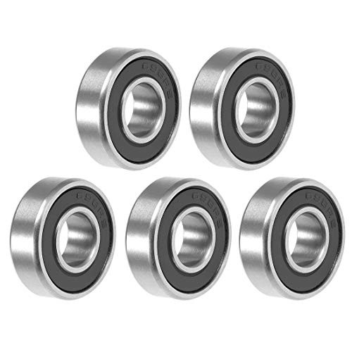 uxcell 698-2RS Deep Groove Ball Bearing 8x19x6mm Double Sealed ABEC-3 Bearings 5-Pack uxcell 698-2RS Deep Groove Ball Bearing 8x19x6mm Double Sealed ABEC-3 Bearings 5-Pack