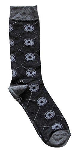 Hyp Star Wars Imperial Argyle Mens Crew Socks Shoe Size 6-12
