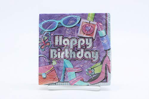 Glitzy Girl Beverage Napkins 16ct Glitzy Girl Beverage Napkins 16ct