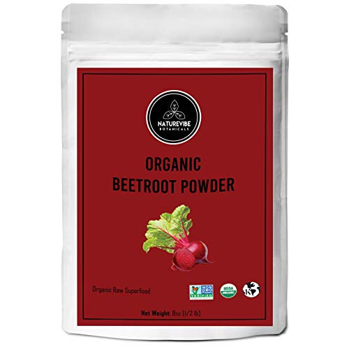 Organic Beet Root Powder 8 Ounces by Naturevibe Botanicals Raw and Non-GMO Nitric Oxide Booster Boost Stamina and Increases Energy Packaging May Vary Organic Beet Root Powder 8 Ounces by Naturevibe Botanicals Raw and Non-GMO Nitric Oxide Booster Boost Stamina and Increases Energy Packaging May Vary