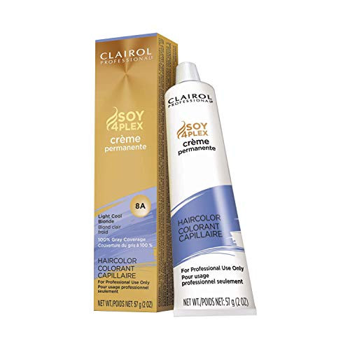 Clairol Professional Permanent Crème 8a Light Cool Blonde 2 oz