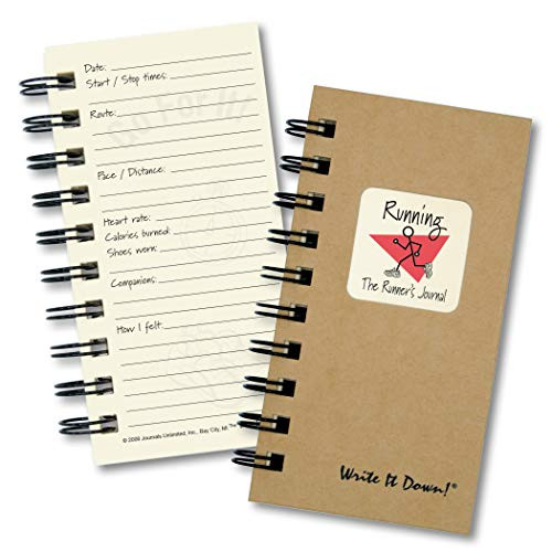 Journals Unlimited Write it Down! Series Guided Journal Running The Runners Journal Mini-Size 3x5_5 with a Kraft Hard Cover Made of Recycled Materials Journals Unlimited Write it Down! Series Guided Journal Running The Runners Journal Mini-Size 3x5_5 with a Kraft Hard Cover Made of Recycled Materials