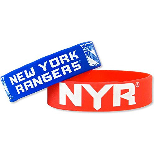 New York Rangers Bulk Bandz Bracelet 2 Pack