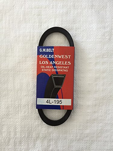 GW Belts Reel Mower Drive Belt Replacement 1060 19 12 Length 4L195 Fits Mclane