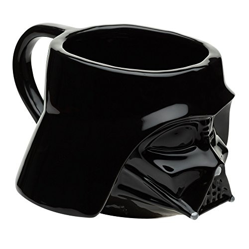 Zak Designs SWRD-8517 Star Wars Coffee Mugs Sculpted Ep4 Darth Vader
