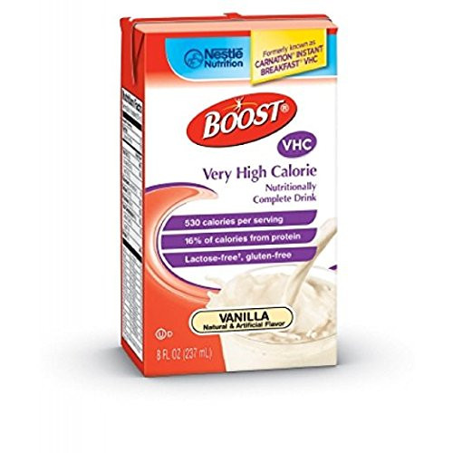 BOOST VHC-Flavor Vanilla Calories 530 237 mL Packaging 8 fl oz carton - Each 1