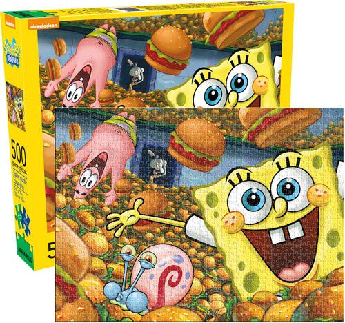 Aquarius Sponge Bob Square Pants 500 Piece Jigsaw Puzzle