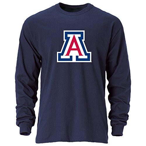 NCAA Arizona Wildcats Mens Ouray Long Sleeve Tee Navy XX-Large