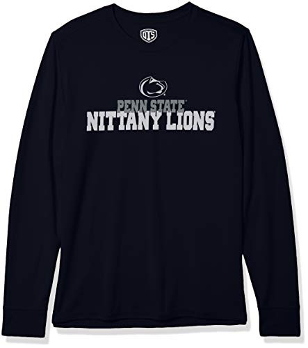 OTS NCAA Penn State Nittany Lions Mens Poly Dot Long Sleeve Tee Piled XX-Large