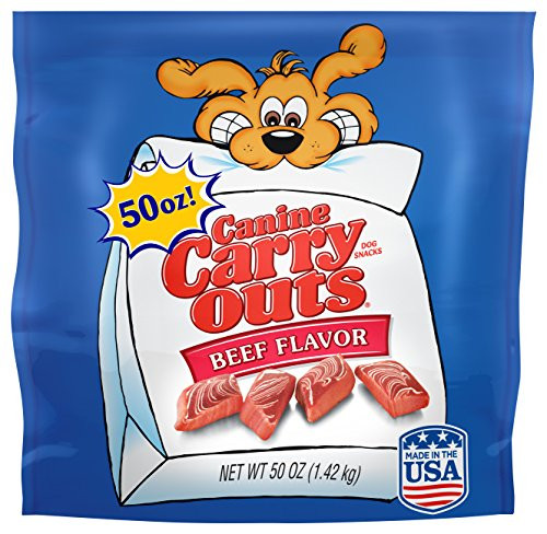 Canine Carry Outs Beef Flavor Dog Treats 50-Oz