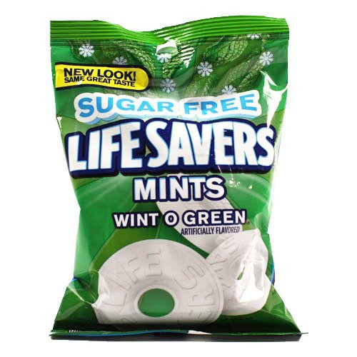 LifeSavers Wint-O-Green Hard Candy Sugar Free M5 LifeSavers Wint-O-Green Hard Candy Sugar Free M5