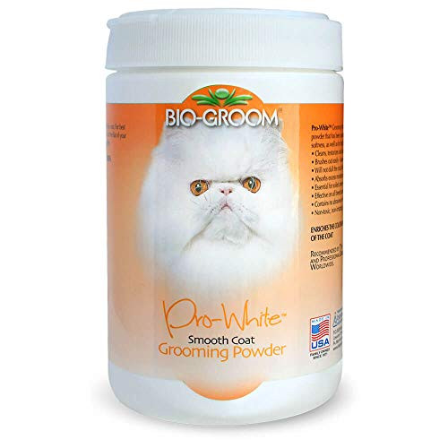 Bio-groom Pro-White Smooth Coat Grooming Powder for Pets 8 Oz
