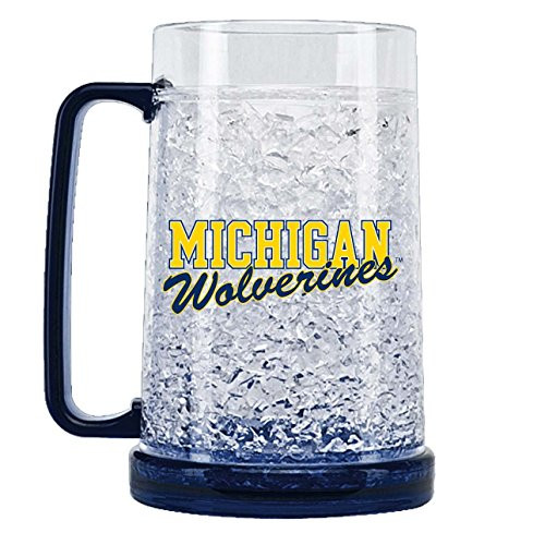 Duck House NCAA Michigan Wolverines 16oz Crystal Freezer Mug Duck House NCAA Michigan Wolverines 16oz Crystal Freezer Mug