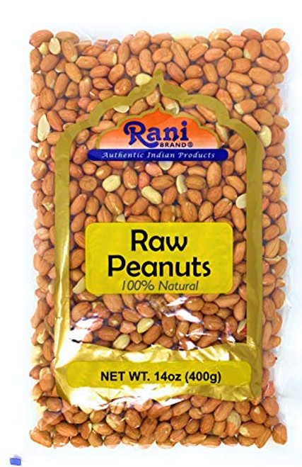 Rani Peanuts Raw Whole With Skin uncooked unsalted 14oz 400g ~ All Natural Vegan Gluten Free Ingredients Fresh Product of USA ~ Spanish Grade Groundnut Red-skin Rani Peanuts Raw Whole With Skin uncooked unsalted 14oz 400g ~ All Natural Vegan Gluten Free Ingredients Fresh Product of USA ~ Spanish Grade Groundnut Red-skin