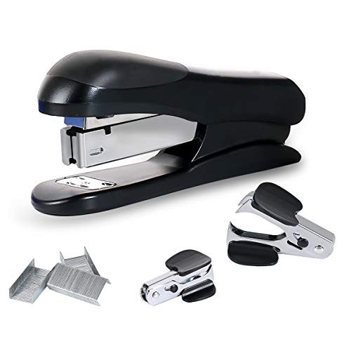 Stapler Value Pack Includes Staples  and  Staple Remover 20 Sheets Capacity Black