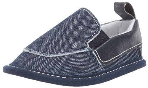 Little Me Baby Sneakers Blue Denim 6-9 Months US Infant