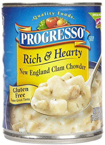 Progresso Rich  and  Hearty Soup - New England Clam Chowder - 18_5 Oz