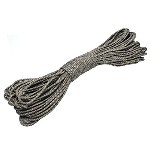 KEEJEA 100ft Type III 7 Strand Core Paracord 550 Parachute 18 ACU Camo