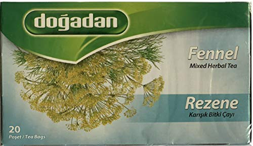 Dogadan Fennel Herbal Tea 20 Tea Bags Rezene Cayi