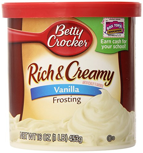 Betty Crocker Rich  and  Creamy Vanilla Frosting 16 oz