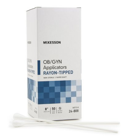 MCKESSON Swabstick McKesson Rayon Tip Paper Shaft 8 NonSterile 24-808 Sold Per Box
