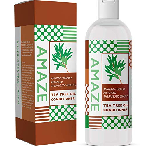 Anti-Dandruff Tea Tree Oil Conditioner for Dry Damaged Hair and Scalp Healing Lavender Rosemary Argan Jojoba Hair Strengthening Keratin and Silk Amino Acids for Softer Smoother Healthy Looking Hair Anti-Dandruff Tea Tree Oil Conditioner for Dry Damaged Hair and Scalp Healing Lavender Rosemary Argan Jojoba Hair Strengthening Keratin and Silk Amino Acids for Softer Smoother Healthy Looking Hair