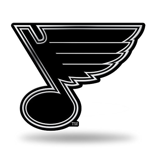 NHL Rico Industries Chrome Finished Auto Emblem 3D Sticker St_ Louis Blues