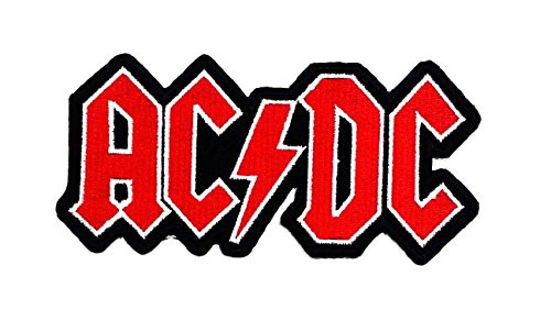ACDC ADDC Rock Heavy Metal Punk Music Band Logo Patch Sew Iron on Embroidered Badge Sign Costume Gift