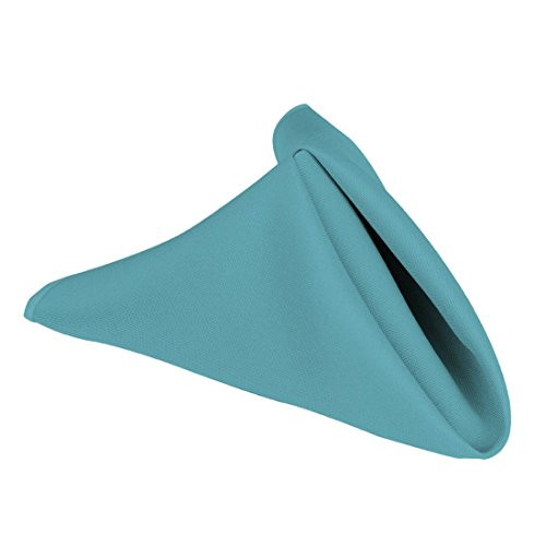 LinenTablecloth 20-Inch Ambassador Napkins (1-Dozen) Turquoise