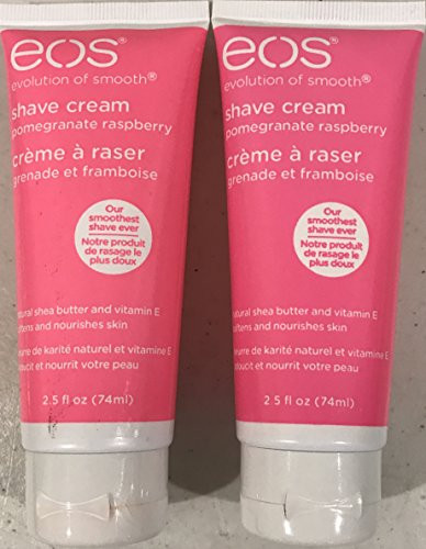 EOS Shave Cream Travel Size 2_5 Oz_ - Pack of 2