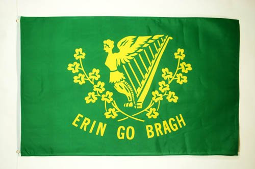 AZ FLAG Ireland Erin Go Bragh Flag 2 x 3 - Irish Erin go Braugh Flags 60 x 90 cm - Banner 2x3 ft