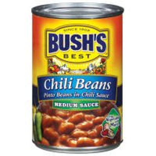 Bushs Best Pinto Beans In Chili Sauce Medium Chili Beans 16 Ounce