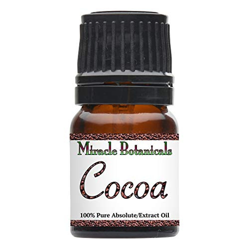 Miracle Botanicals Cacao Absolute Oil - Hexane Free Extraction - 100% Pure Theobroma Cacao - Therapeutic Grade - 2_5ml