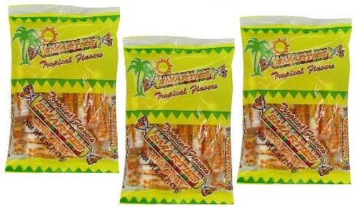 Smarties Tropical Flavors Candy Rolls 5 oz Bag Pack of 3