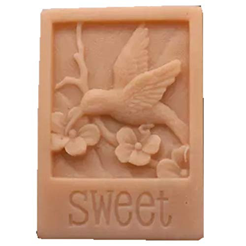 GreatMold Sweet Bird Flower Soap Molds Silicone Rectangle Soap Molds for Soap Making Candle Making Art Crafts Making Resin Molds GreatMold Sweet Bird Flower Soap Molds Silicone Rectangle Soap Molds for Soap Making Candle Making Art Crafts Making Resin Molds