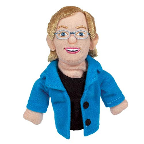The Unemployed Philosophers Guild Elizabeth Warren Finger Puppet and Refrigerator Magnet - for Kids and Adults