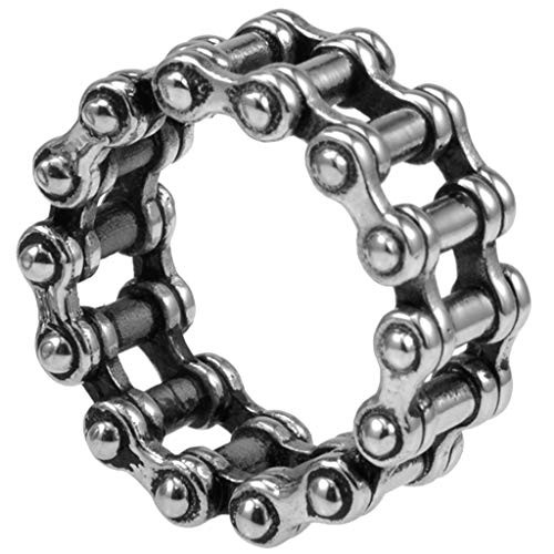 Stainless Steel Motorcycle Biker Ring 12