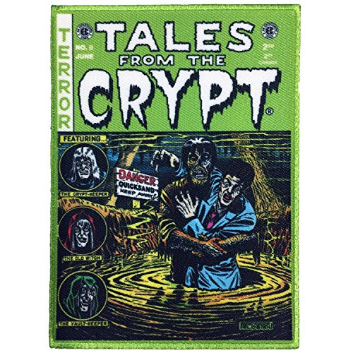 EC Comics Tales from The Crypt Green Comic Cover Patch EC Comics Tales from The Crypt Green Comic Cover Patch