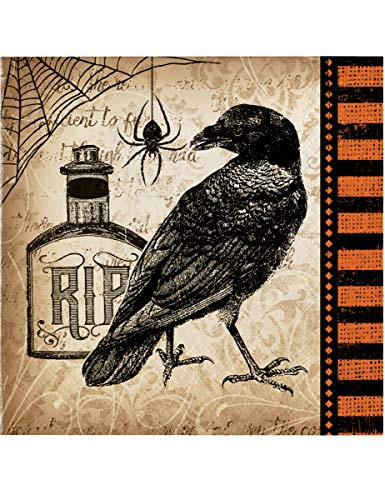 Creative Converting Spooky Symbols Beverage Napkins 16ct