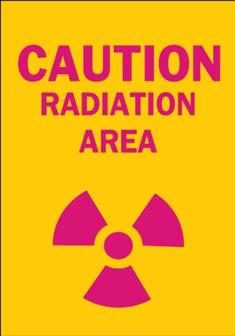 Brady 25276 Plastic Radiation and Laser Sign 10 X 7 Legend Caution Radiation Area with Picto Brady 25276 Plastic Radiation and Laser Sign 10 X 7 Legend Caution Radiation Area with Picto