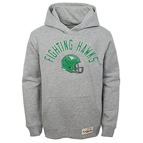 NCAA by Outerstuff NCAA North Dakota Kids and Youth Boys Icon Long Sleeve Hoodie Heather Grey Youth Large14-16 NCAA by Outerstuff NCAA North Dakota Kids and Youth Boys Icon Long Sleeve Hoodie Heather Grey Youth Large14-16