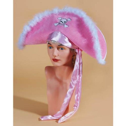 Loftus International Star Power Fluffy Girl Pirate Costume Hat Pink One Size