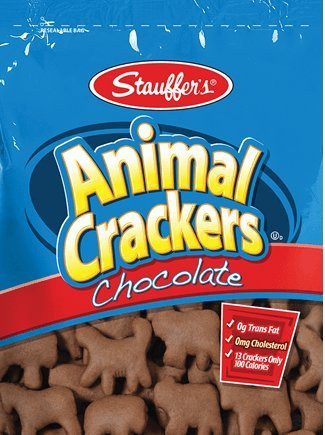 Stauffers Animal Crackers Chocolate 8 oz Pack of 2