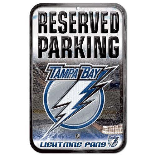WinCraft NHL Tampa Bay Lightning 29539012 Plastic Sign 11 x 17 Black